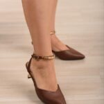 Scarpin Luxo Peça Tornozelo 7 cm Codigo 3218