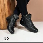 BOTA CANO CURTO COURO SOLA RETA + ZÍPER   ‼FORMA PADRÃO   💻DT0052