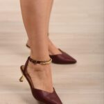 Scarpin Luxo Peça Tornozelo 7 cm Codigo 3218