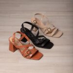 Sandália Salto Bloco 1 Fivela 7 cm  Codigo 108