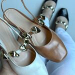 Slingback Bico Quadrado