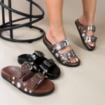 Birken c/ taxas metalizadas + palmilha soft ‼FORMA PEQUENA  💻 DT2019