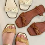 *SANDÁLIA RASTEIRA CONFORT COM TIRA CORDÃO EM NÓ*